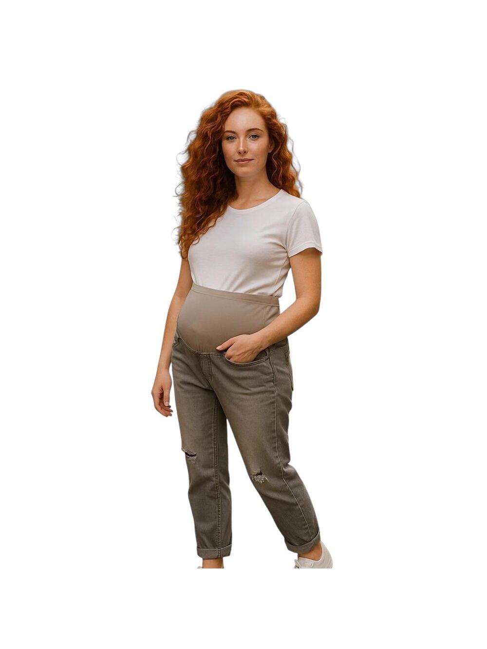 Motherhood Maternity Full Panel Stretch Light Green Pants Jeans Women Size L